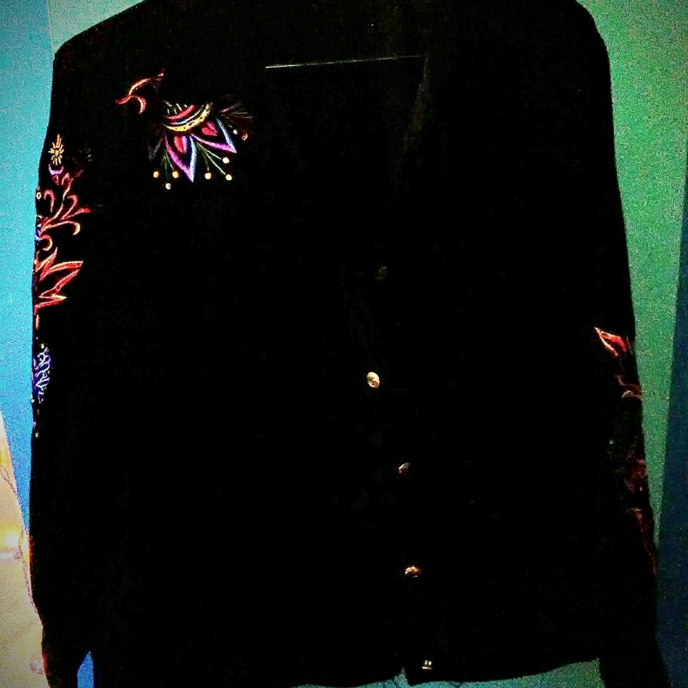 One of a kind embroidered jacket